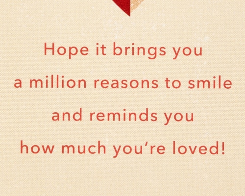 American Greetings Valentine's Day Card (Happy Valentine's Day) Perspective: right