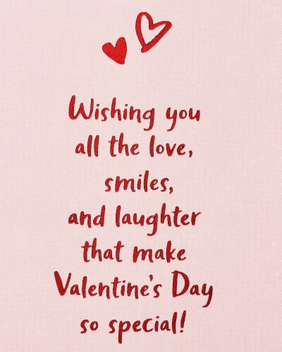 American Greetings Valentine's Day Card (Pug with Candy Heart) Perspective: right