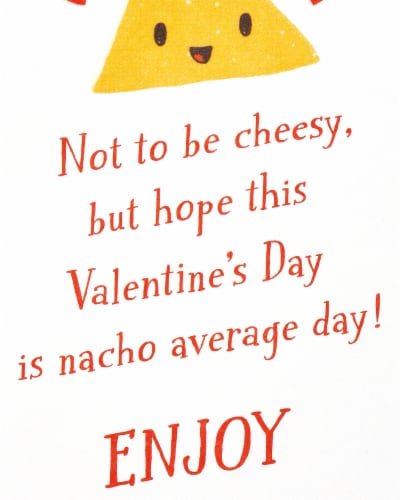 American Greetings Valentine's Day Card (Taco) Perspective: right