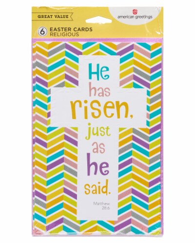 American Greetings Religious Easter Cards (He Has Risen) Perspective: right