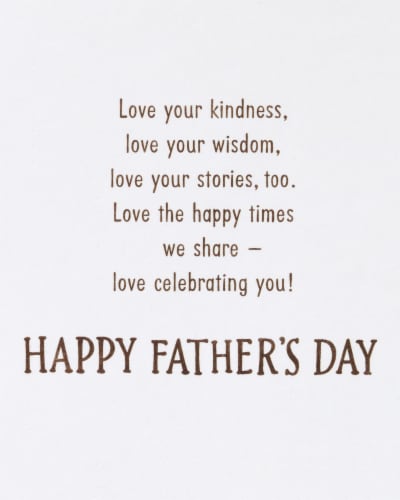 American Greetings #58 Father's Day Card (Love You Grandpa) Perspective: right