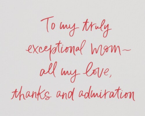 American Greetings #55 Mother's Day Card for Mom (Floral Wreath) Perspective: right