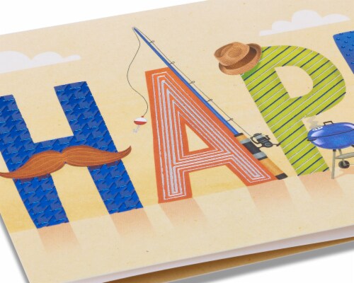 American Greetings Father's Day Card (Happy) Perspective: right