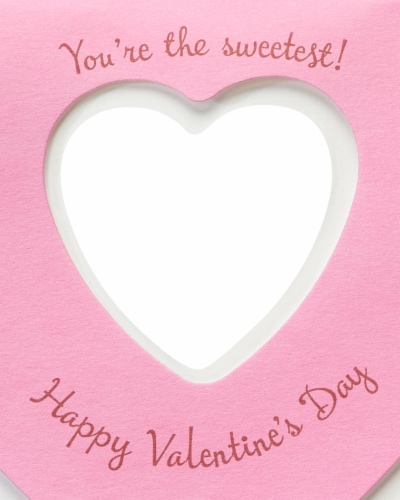 Papyrus Valentine's Day Card (Heart Donut) Perspective: right