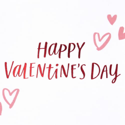 American Greetings #61 Valentine's Day Card - You Make My Heart Happy Perspective: right