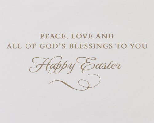 Papyrus Easter Card Religious (God's Blessings) Perspective: right