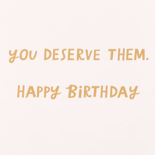American Greetings Birthday Card - All The Best Things (#50) Perspective: right