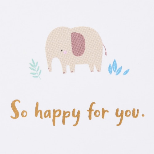 American Greetings Baby Shower Card - Oh Baby (#19) Perspective: right