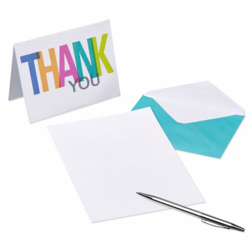 American Greetings #15 Blank Thank You Cards (Colorful) Perspective: right