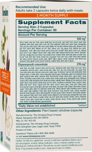 Himalaya StressCare Herbal Supplement Vegetarian Capsules Perspective: right