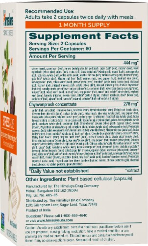 Himalaya® StressCare® Herbal Supplement Vegetarian Capsules Perspective: right