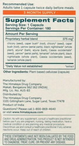 Himalaya LiverCare Herbal Supplement Capsules Perspective: right