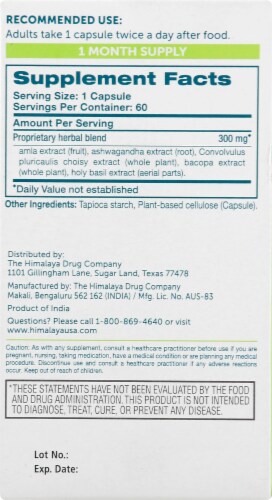 Himalaya Hello Joy Herbal Mood Support With Ashwagandha Vegetarian Capsules Perspective: right