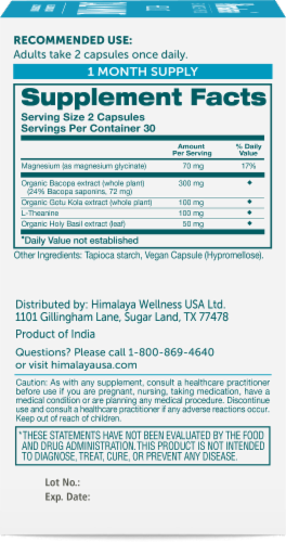 Himalaya® Hello Calm Mind Vegetarian Capsules Perspective: right