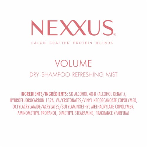 Nexxus Hair Mist Dry Shampoo Perspective: right