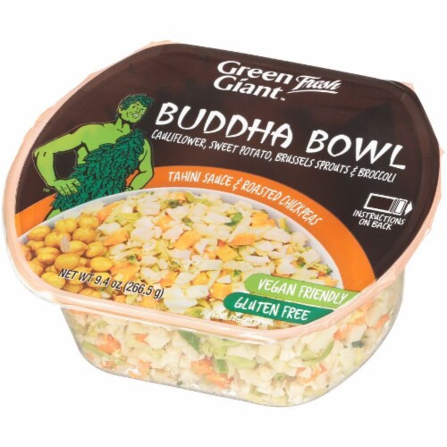 Green Giant Fresh Tahini Sauce & Roasted Chickpeas Buddha Bowl Perspective: right