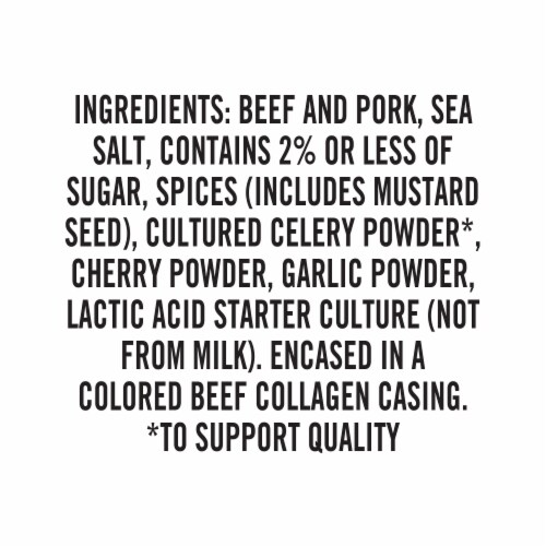 Original Flavor – Beef & Pork – Healthy Meat Protein – 1oz Jerky Stick – 24 count carton Perspective: right