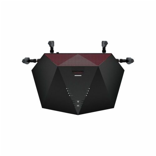 NETGEAR Nighthawk Pro AX5400 Dual Band Wireless and Ethernet Router Black (XR1000-100NAS) Perspective: right