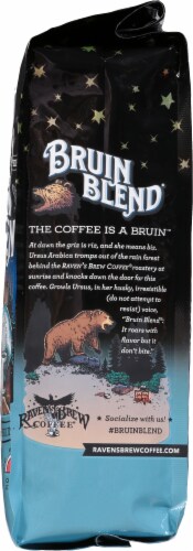 Raven's Brew Coffee® Bruin Blend® Dark Roast Whole Bean Coffee Perspective: right
