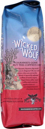 Raven's Brew Coffee® Wicked Wolf® Dark Roast Whole Bean Coffee Perspective: right