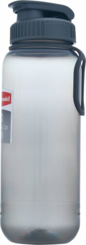 Rubbermaid Essentials 32oz gray Plastic Water Bottle Chug 4 pack