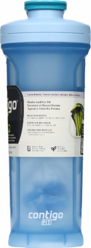 Contigo® Shake & Go 2.0 Mixer Bottle - Glacier Perspective: right