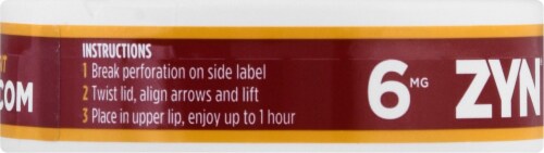 Zyn Cinnamon 6mg Nicotine Pouches Perspective: right