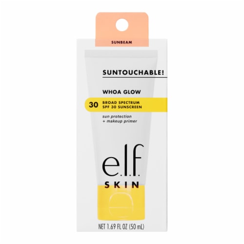 e.l.f. Skin Whoa Glow Sun Beam SPF 30 Sun Protection & Makeup Primer Perspective: right
