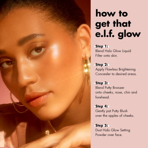 e.l.f. Halo Glow Liquid Filter 7 Deep/Rich Perspective: right