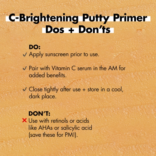 e.l.f. C-Brightening Putty Primer Universal Sheer Perspective: right
