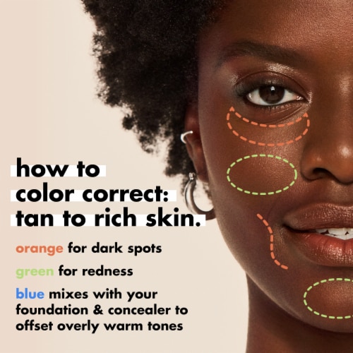 e.l.f. Camo Color Corrector Concealer Orange Perspective: right