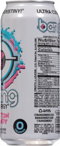 Bang® Cotton Candy Energy Drink Perspective: right