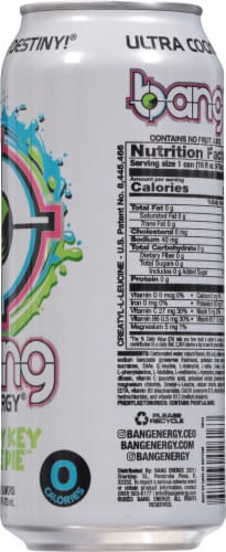 Bang Energy® Key Lime Pie™ Energy Drink Can Perspective: right