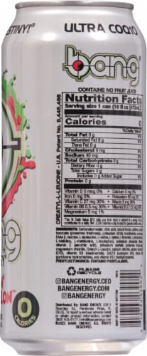 Bang Energy® Wyldin' Watermelon™ Energy Drink Perspective: right