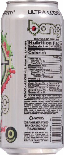 Bang Energy® Wyldin' Watermelon™ Energy Drink Perspective: right
