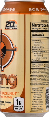Bang® Heavenly Hazelnut™ High Protein Coffee Perspective: right