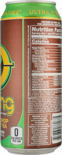 Bang Lemon Drop Sweet Tea Energy Drink Perspective: right