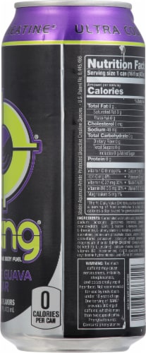 Bang Energy® Purple Guava Pear Energy Drink Can Perspective: right
