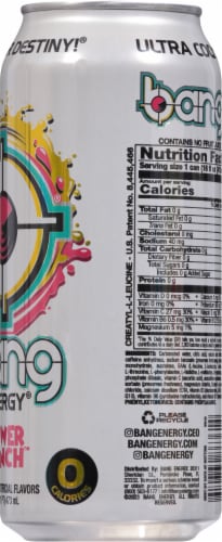 Bang Energy® Power Punch™ Energy Drink Can Perspective: right