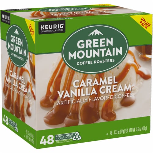 Green Mountain Coffee Roasters® Caramel Vanilla Cream K-Cup® Coffee Pods Perspective: right