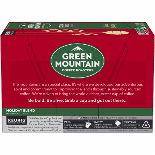Green Mountain Coffee Roasters® Holiday Blend Medium Roast K-Cup Coffee Pods Perspective: right