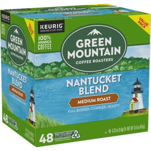 Green Mountain Coffee Roasters® Nantucket Blend® Medium Roast K-Cup® Coffee Pods Perspective: right