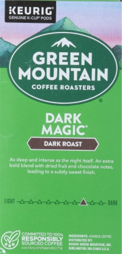 Green Mountain Coffee Roasters® Dark Magic Dark Roast K-Cup Coffee Pods Perspective: right