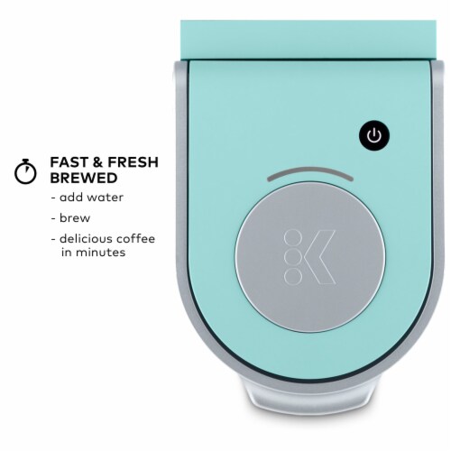 Keurig K-Mini Single Serve K-Cup Coffee Maker, Oasis Perspective: right