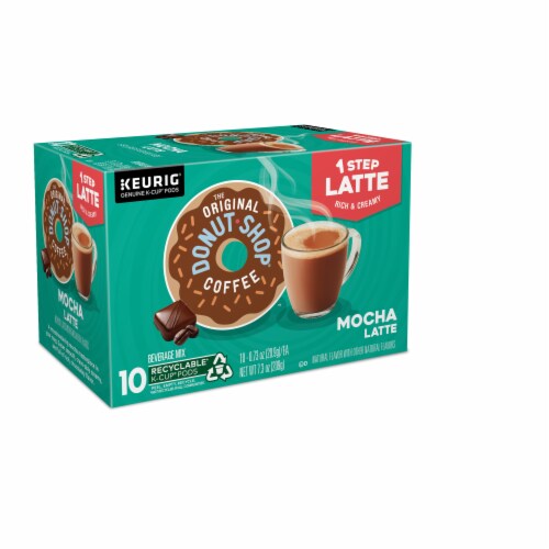 The Original Donut Shop Single Serve K Cup 1 Step Mocha Latte Carton of 20  - Office Depot