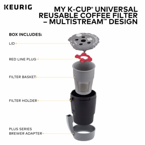 Keurig My K-Cup Universal Reusable Filter MultiStream Technology Perspective: right