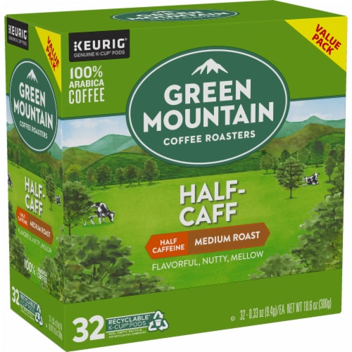 Green Mountain Coffee Roasters® Half Caff Medium Roast K-Cup Coffee Pods Perspective: right