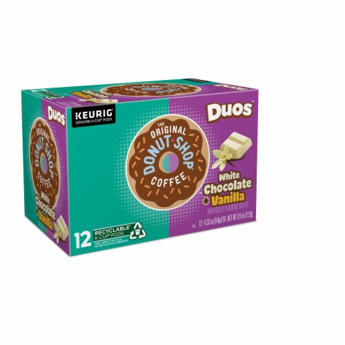 The Original Donut Shop® Duos White Chocolate + Vanilla Medium Roast K-Cup® Coffee Pods Perspective: right