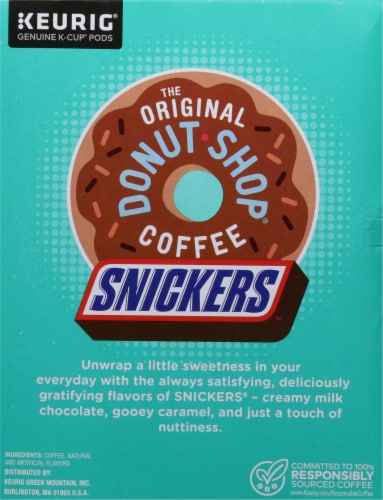 The Original Donut Shop® Snickers Light Roast K-Cup Coffee Pods Perspective: right
