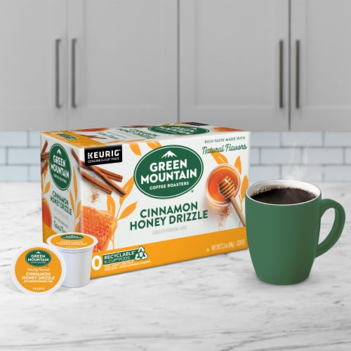 Green Mountain® Keurig® Cinnamon Honey Drizzle K-Cup® Pods Perspective: right